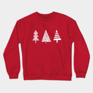 Minimalist Christmas Tree Crewneck Sweatshirt